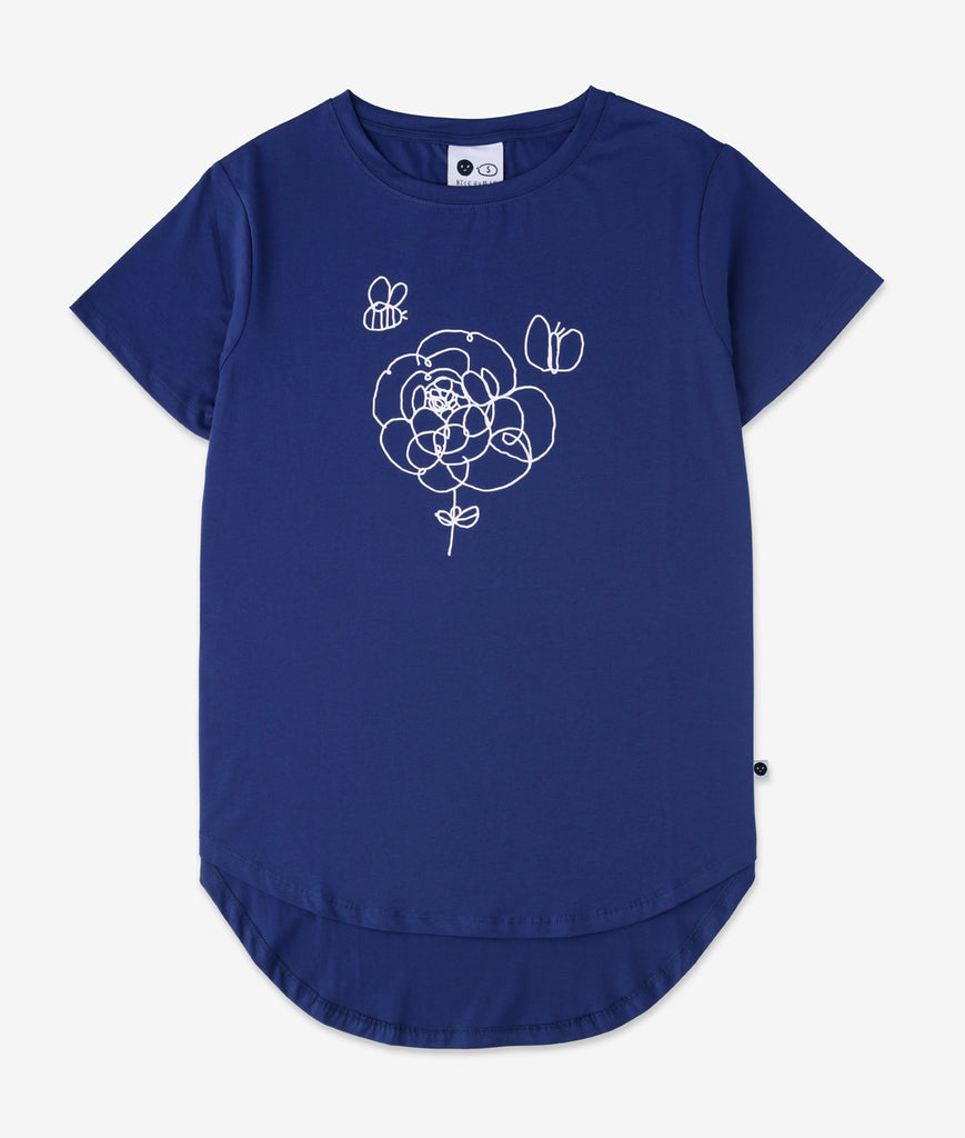 Nicehuman Flower Line Art Tee